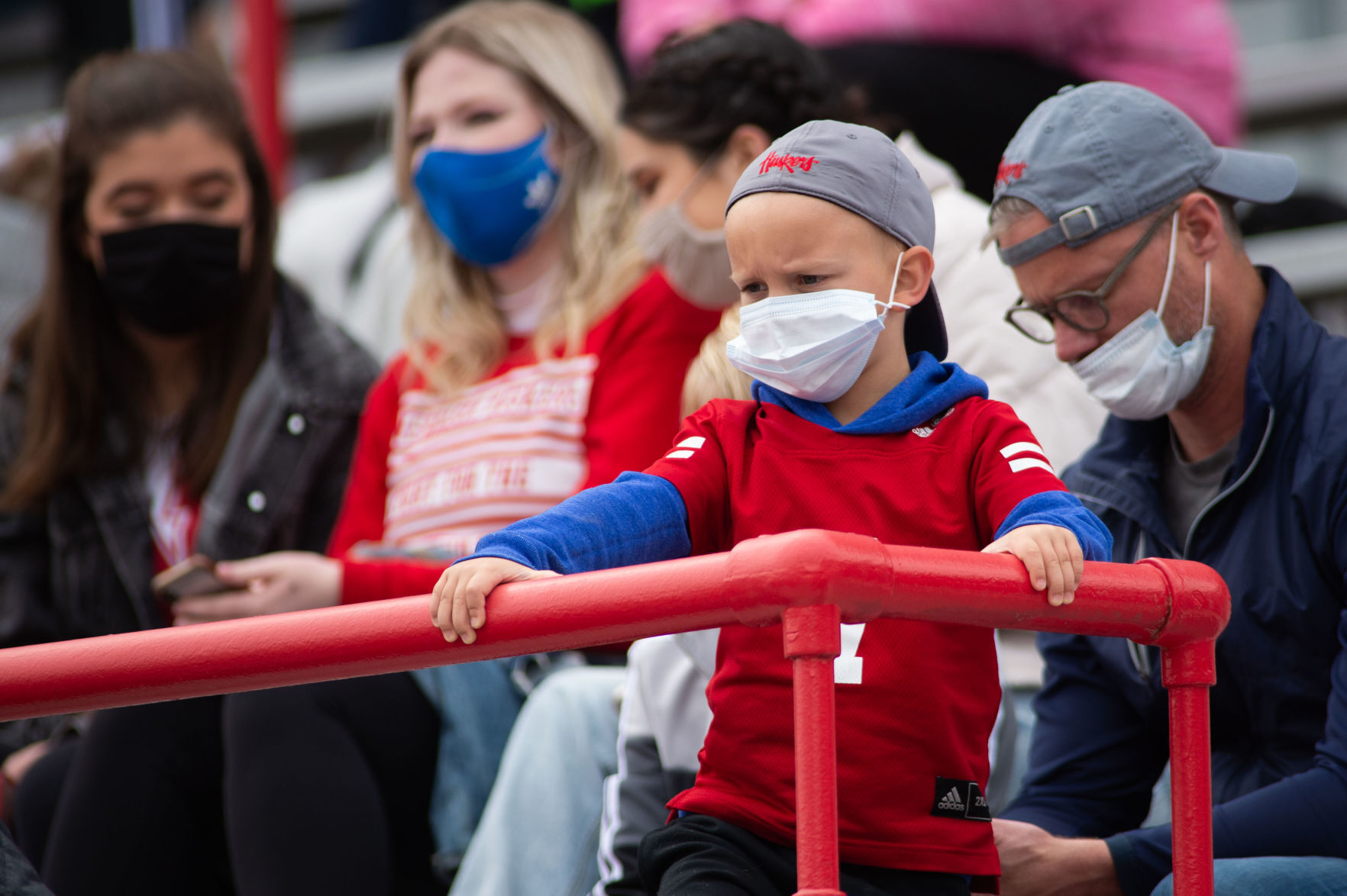 Nebraska football practice, 4.17